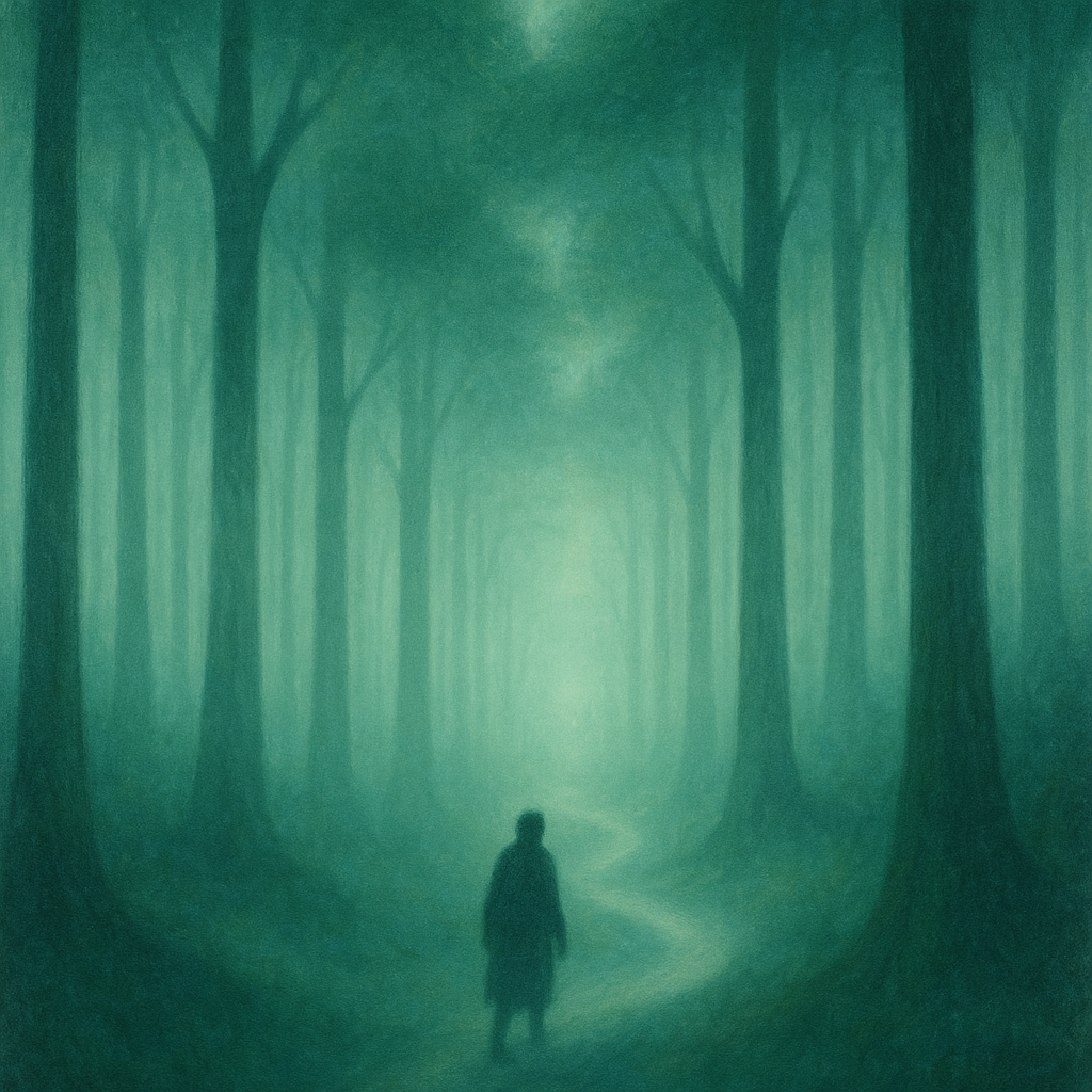 Spiritual reflections on a dream about the forest with glowing paths