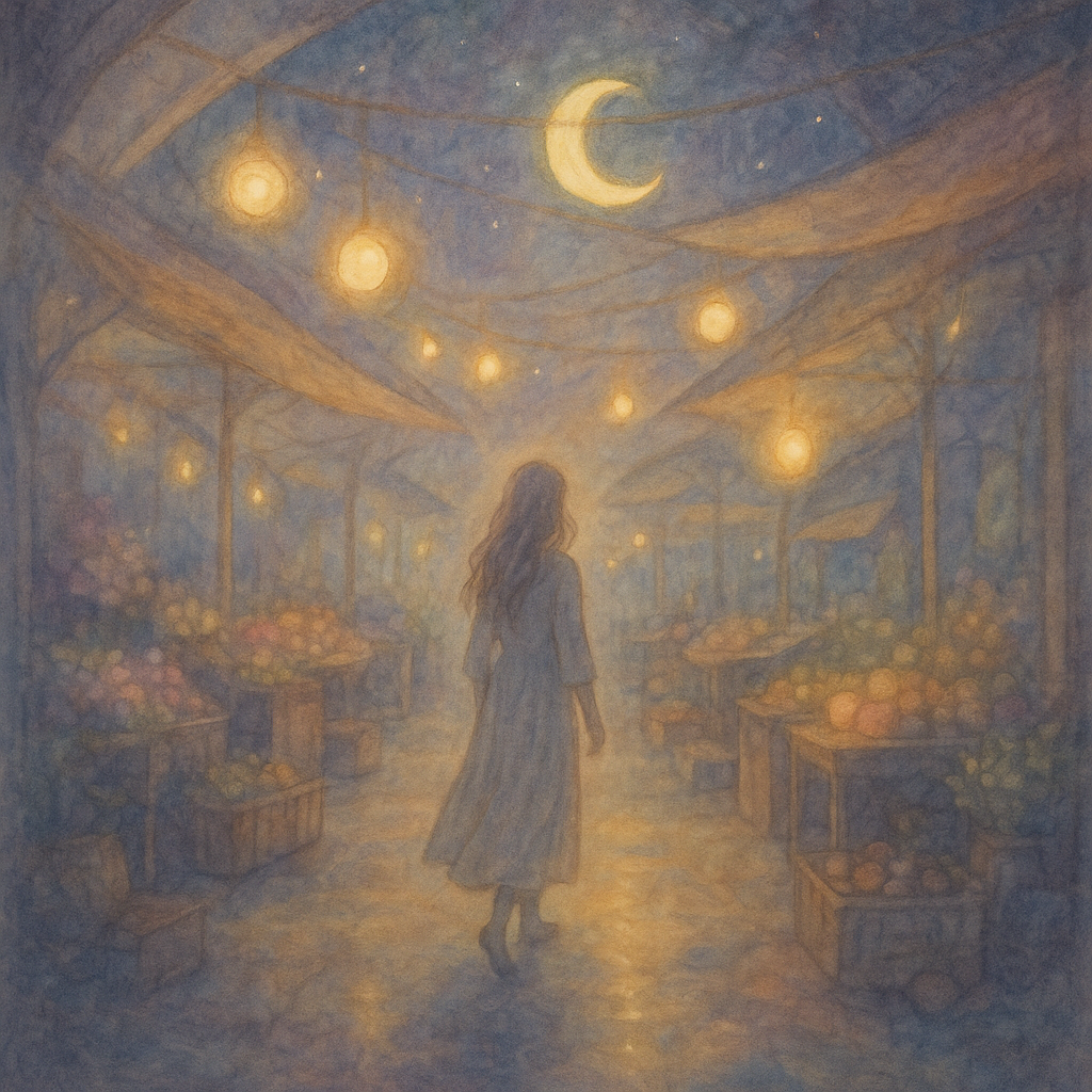 The Islamic meaning of a dream with the market at night